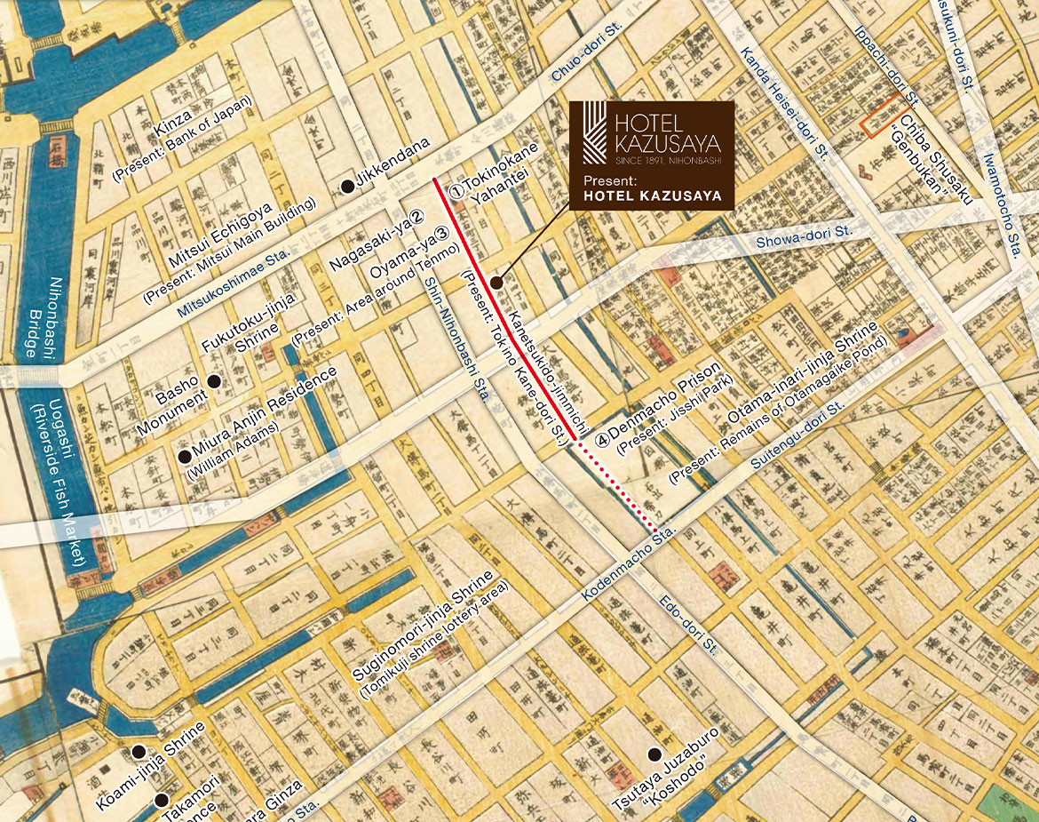 Nihonbashi Area Map